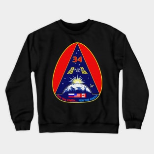 Black Panther Art - NASA Space Badge 160 Crewneck Sweatshirt